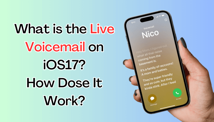 What is live voicemail on iOS 18