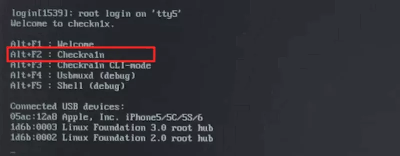 Запустить Checkra1n