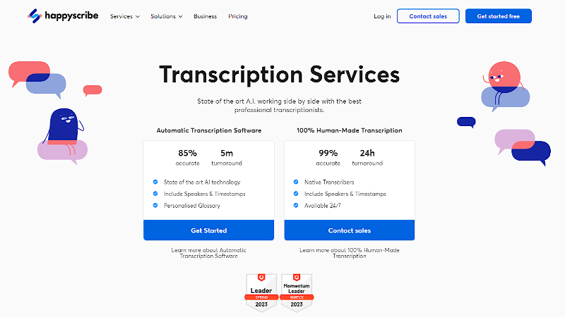 happyscribe audio to text converter