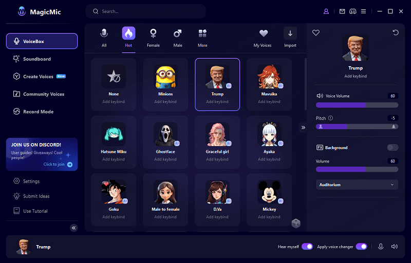 donald trump ai voice