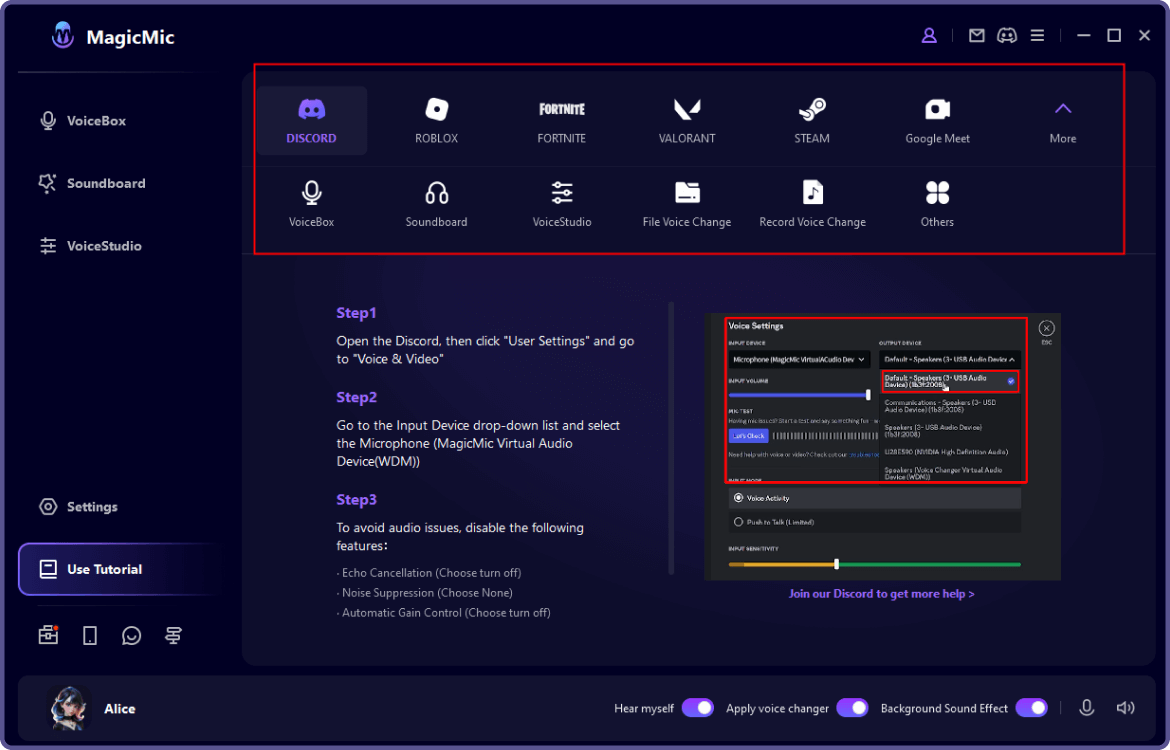 magicmic voice changer guide