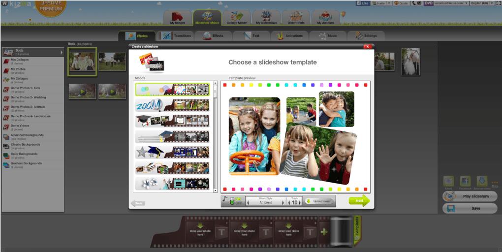 kizoa online video editor