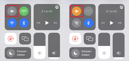 activer et déscativer le mode avion