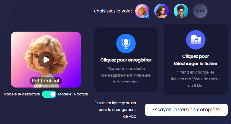 Le meilleur simulateur de voix pour garçons et filles