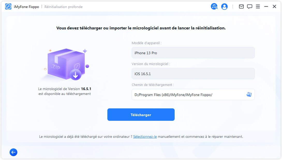 Télécharger le firmware