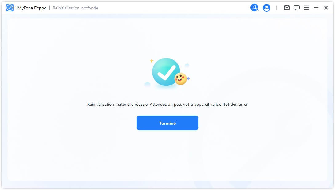 Réinitialiser l'iPad