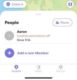 A Life360 továbbra is követi a tartózkodási helyét