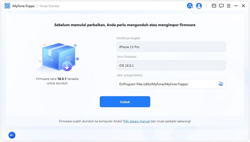 Unduh firmwarenya