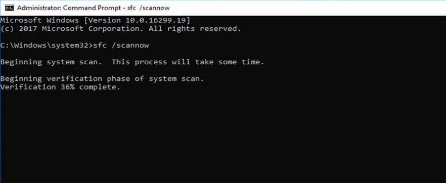SFC SCANNOW in Windows 10 ausführen