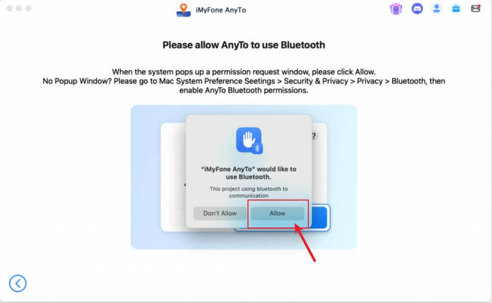 anyto bluetooth-forbindelse vpn-konfiguration