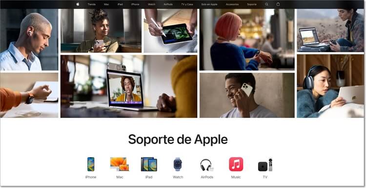 soporte técnico de Apple