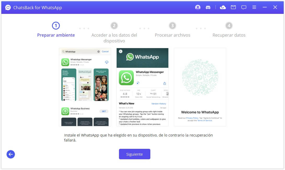 descarga e instala WhatsApp