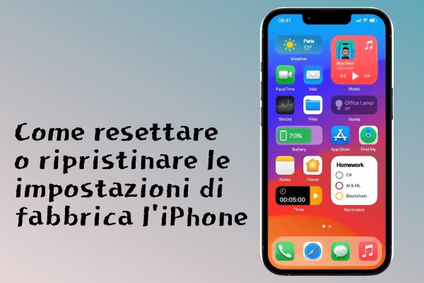 【2025】Come resettare o ripristinare un iPhone?