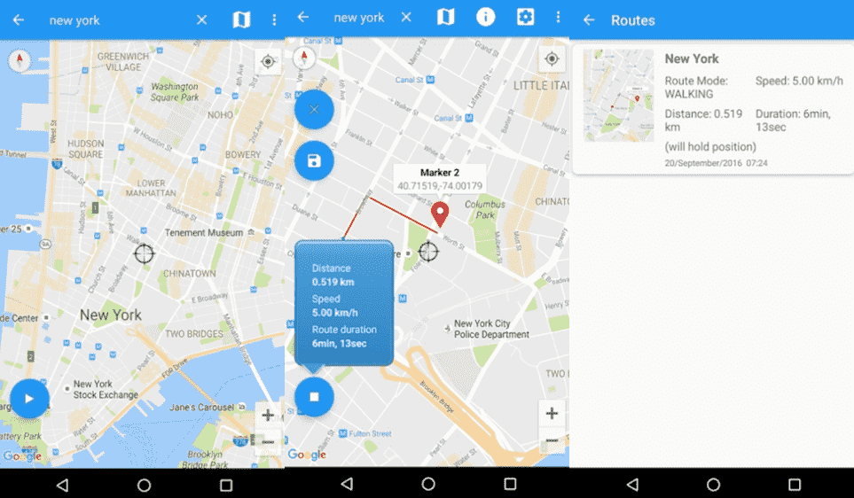 Falska GPS GO Location Spoofer

