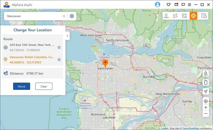falsk gps på Google Map