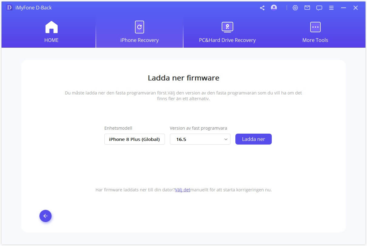 ladda ner firmware avancerad
